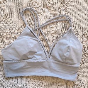 Lululemon Strappy Blue Sports Bra Size M